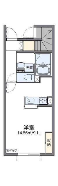 レオネクストＷＡＤＯＵ　Ａ 間取り図