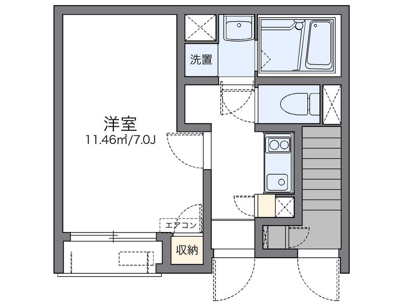 レオネクストプルメリアコート 間取り