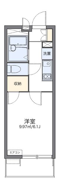 レオパレスカーサ　ドマーニ 間取り図