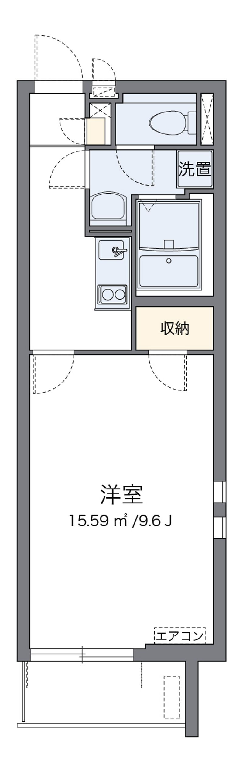クレイノショコラ 間取図