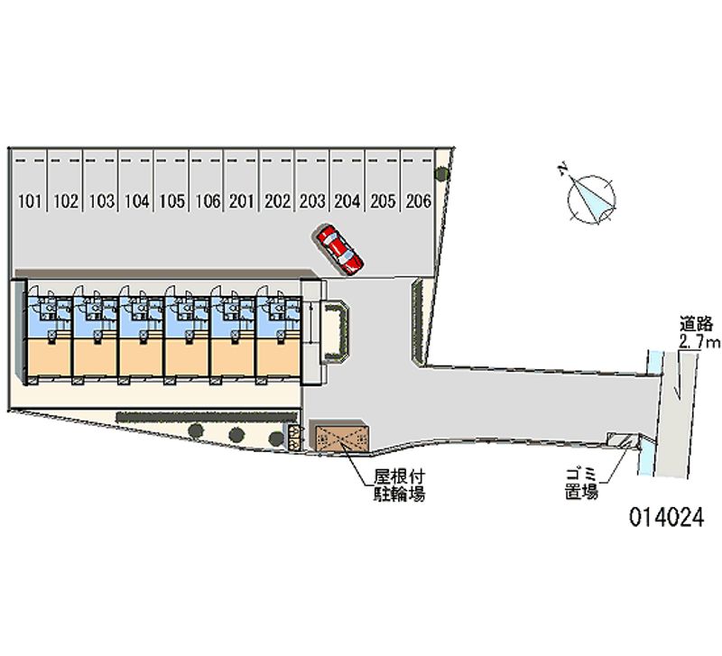 14024 Monthly parking lot