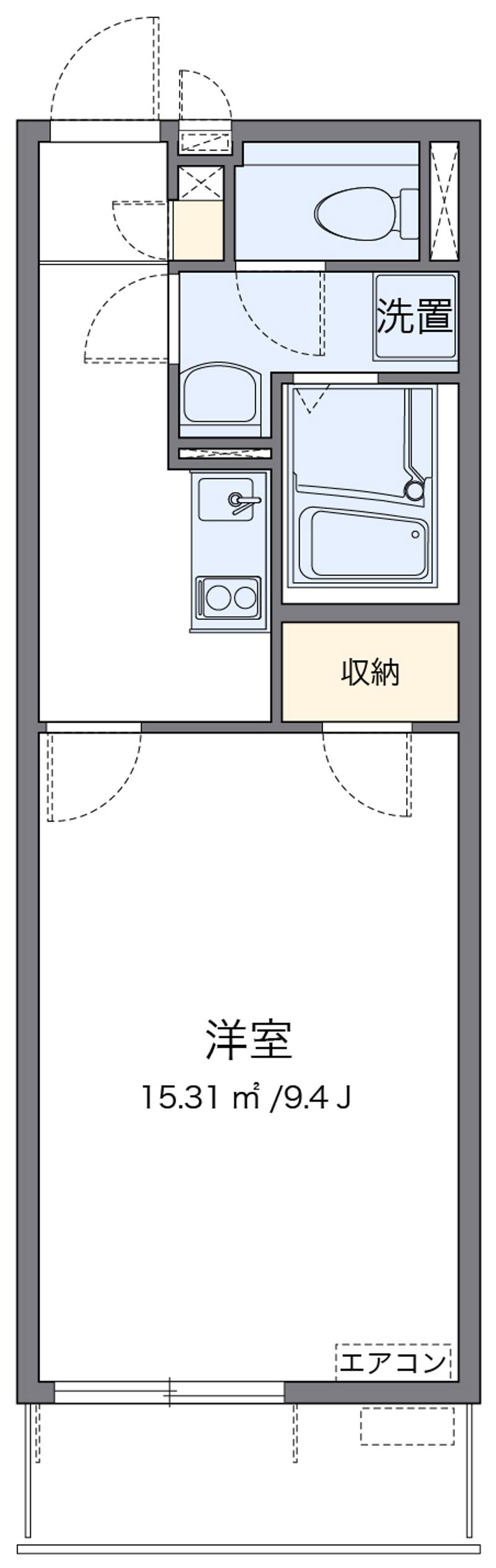 クレイノドミール青梅 間取図