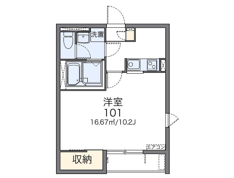 レオネクストＳⅠ 間取図