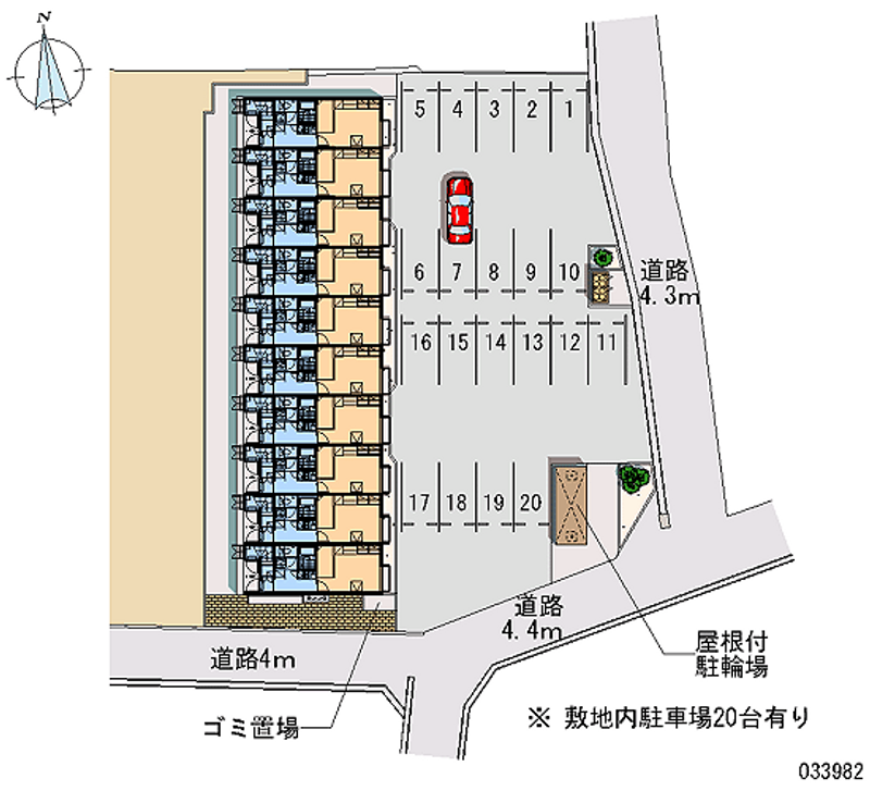 レオパレス阿知須　青柳 月極駐車場