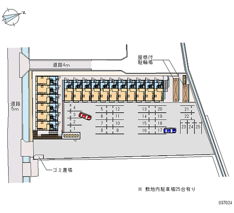 37024 Monthly parking lot