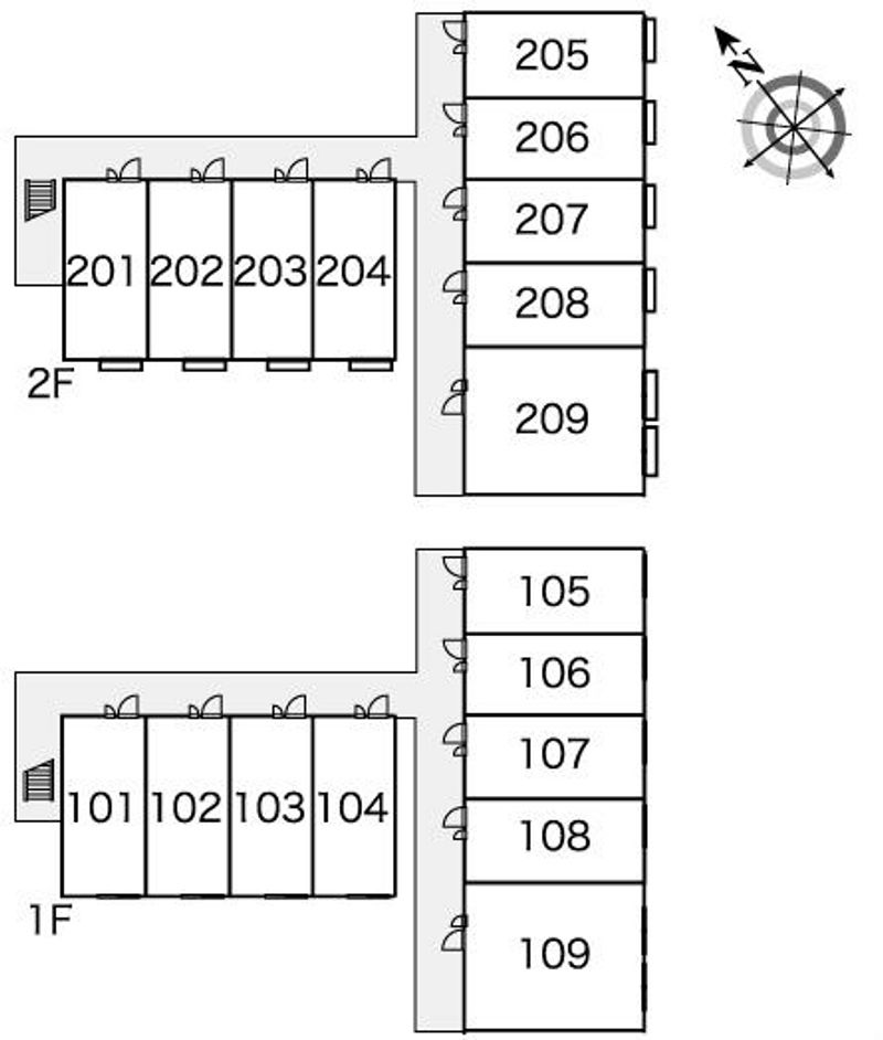 レオパレスＹＯＵ 間取配置図