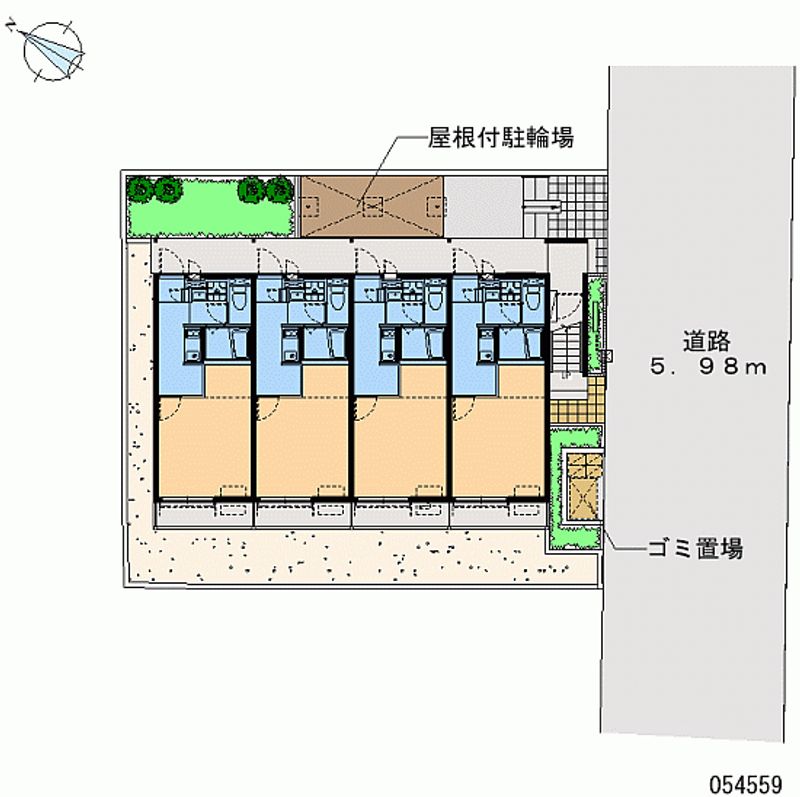 レオネクストメルベーユ　稲毛台 区画図