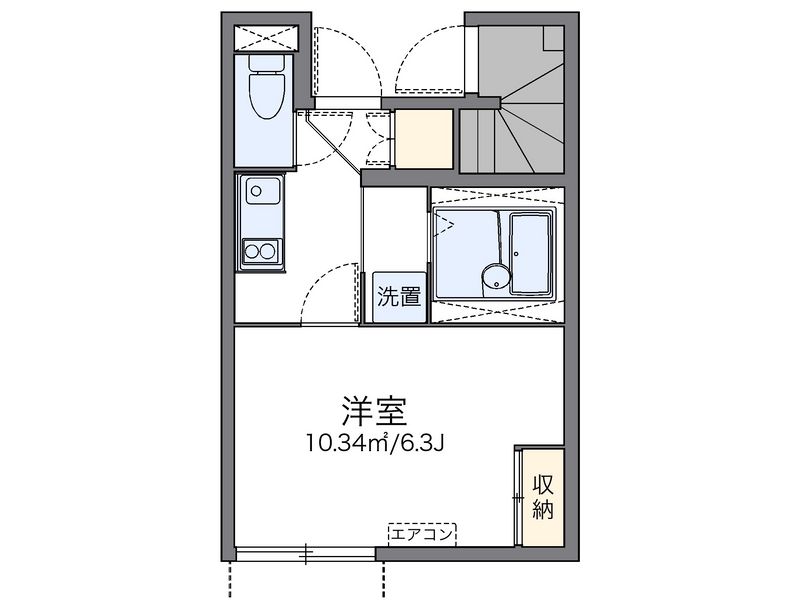 レオネクストプレイズ向ヶ丘 間取図