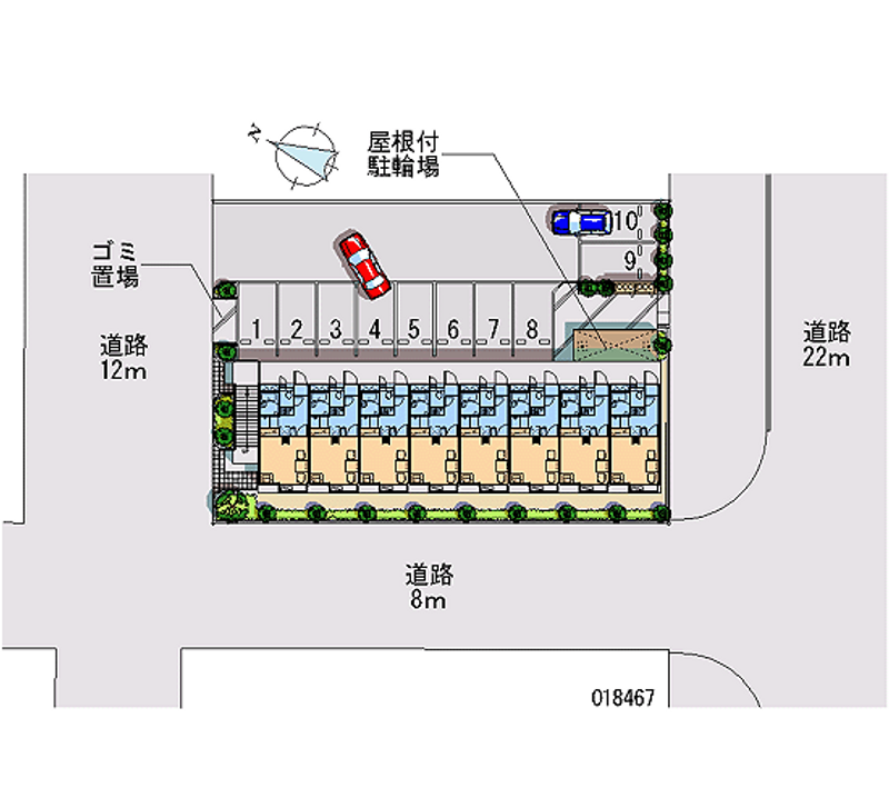 レオパレスコンプリートＹ 月極駐車場