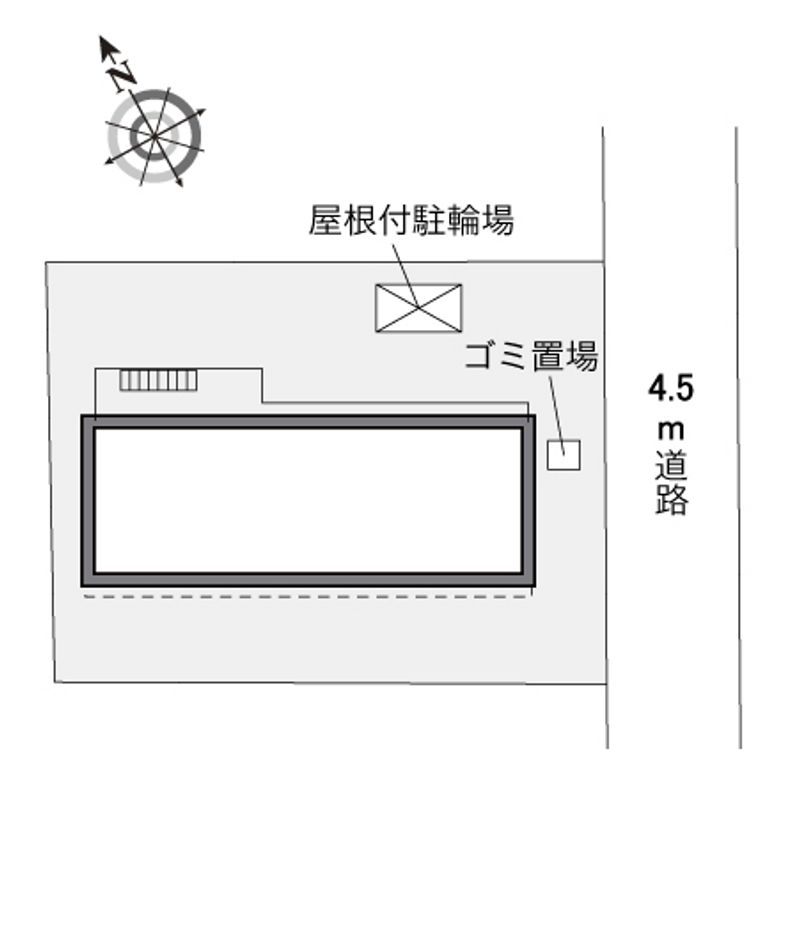 レオパレスコンフォート成城 配置図