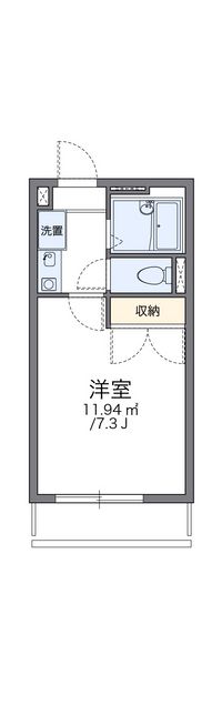 レオパレスＡＳＡＧＡⅡ 間取り図