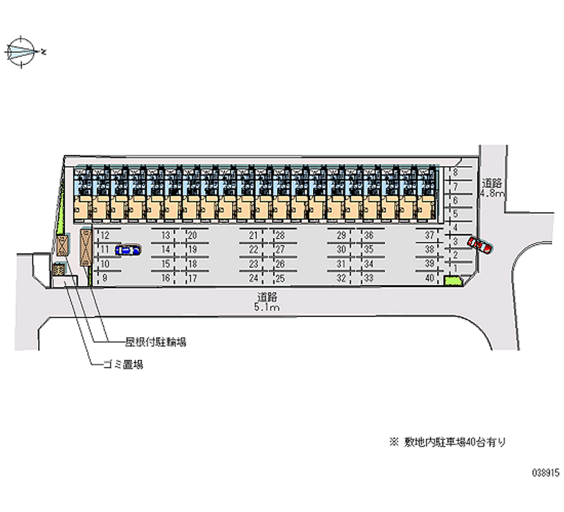 38915 bãi đậu xe hàng tháng