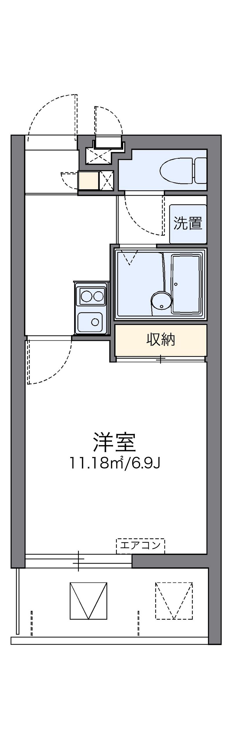 レオパレス古蔵 間取り