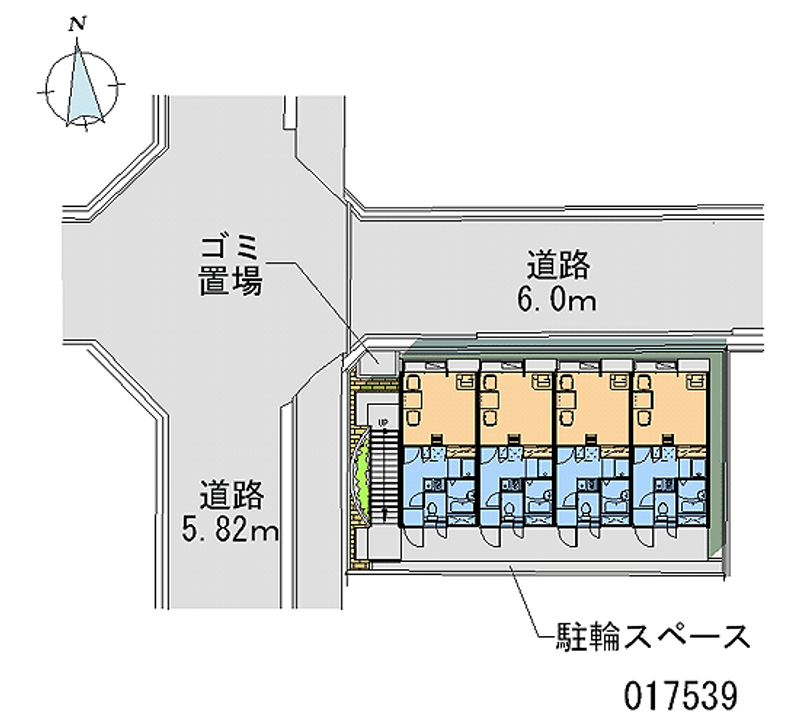 レオパレスミツマツⅦ 区画図