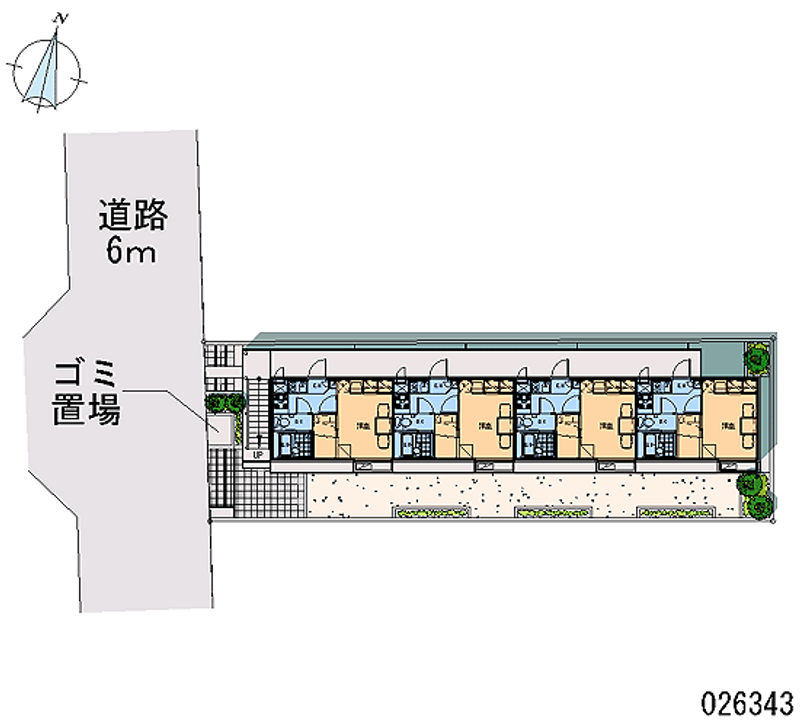 レオパレスエミオン 区画図
