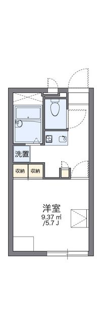 レオパレス北青木 間取り図