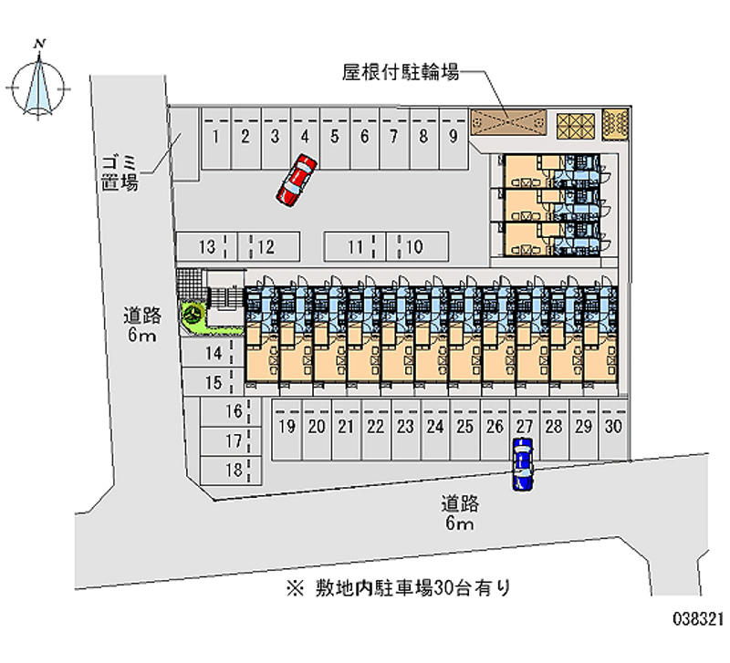 38321 Monthly parking lot