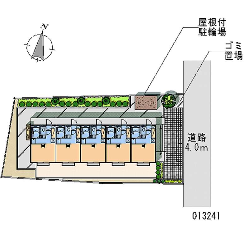 レオパレス高野台 区画図