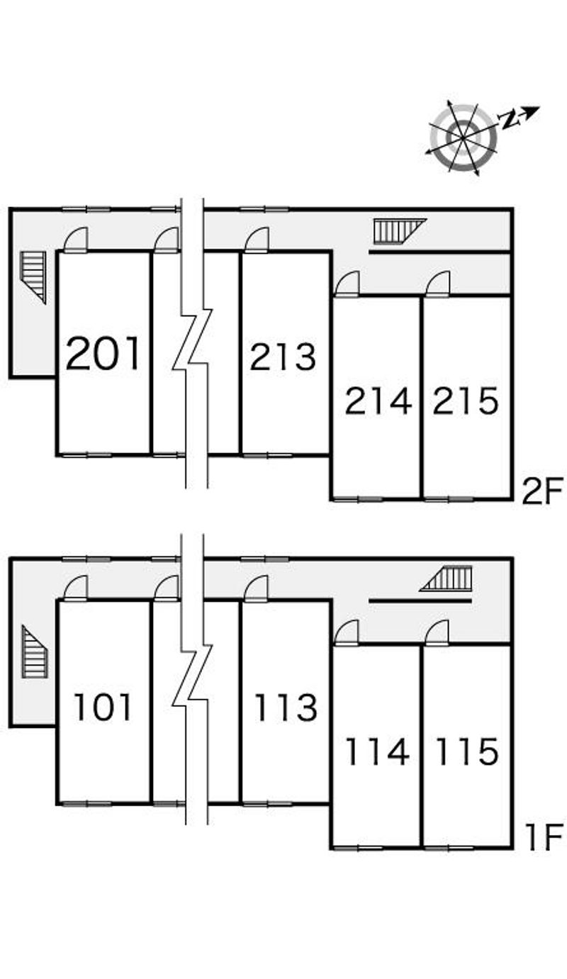 レオパレスアイ 間取り配置図