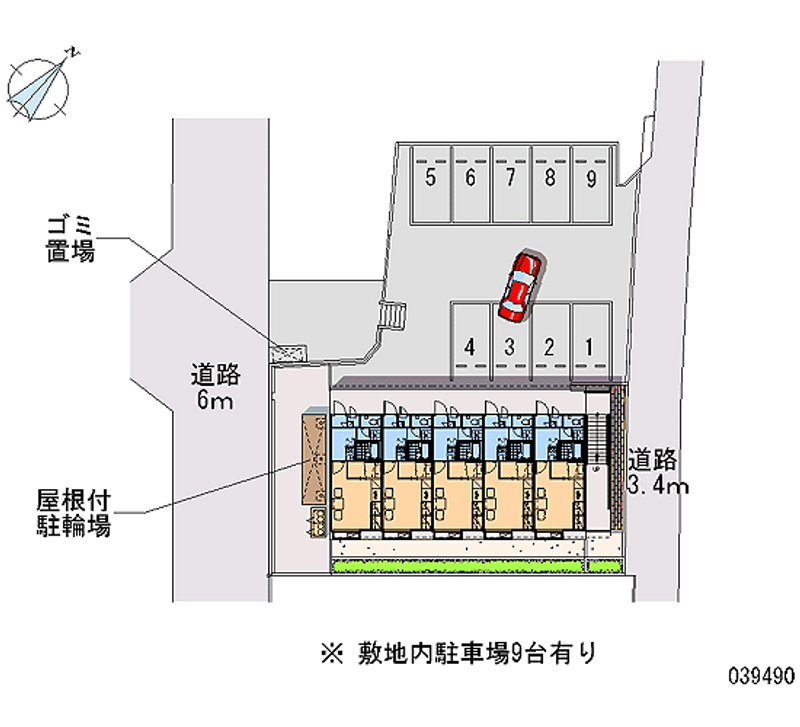 39490 Monthly parking lot