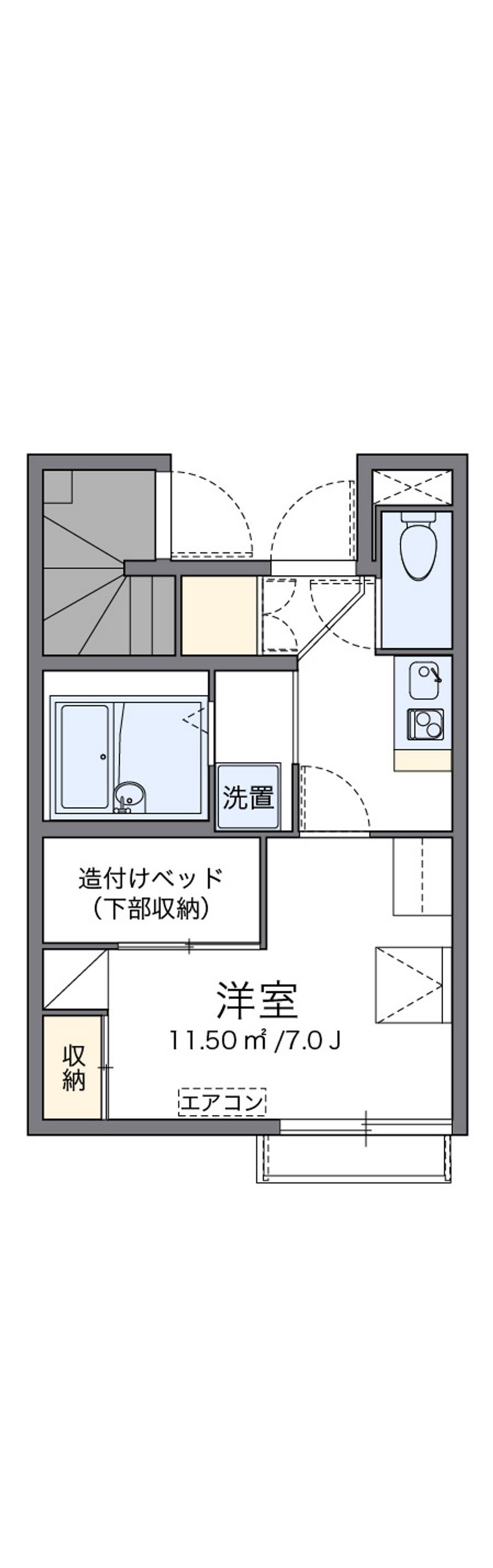 レオパレスＫ＆Ｓ 間取図