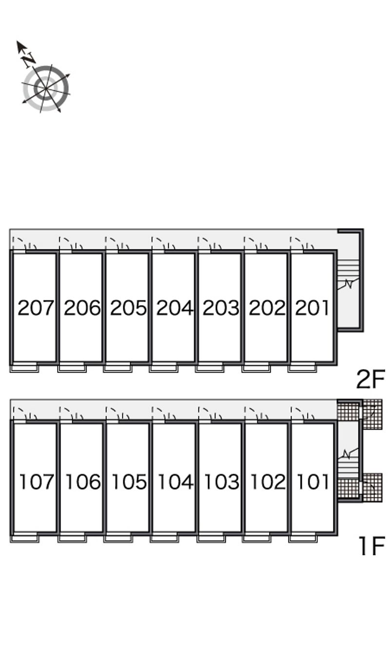 レオネクストエスポワールグラン 間取配置図