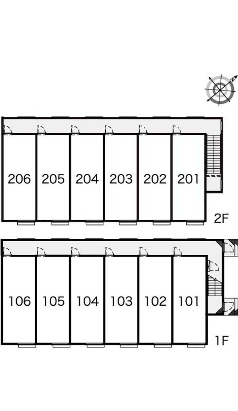 レオネクスト二十四軒 間取配置図