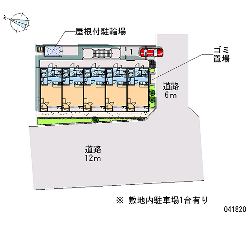 レオパレスグランドテール 区画図