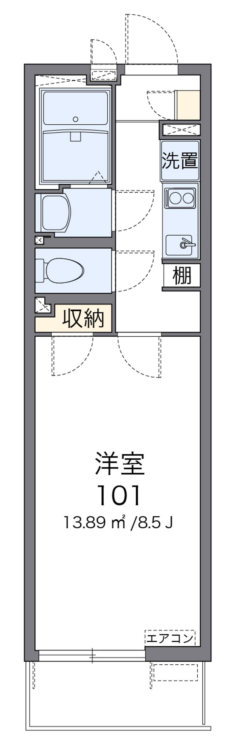 クレイノレジデンス矢上 間取図