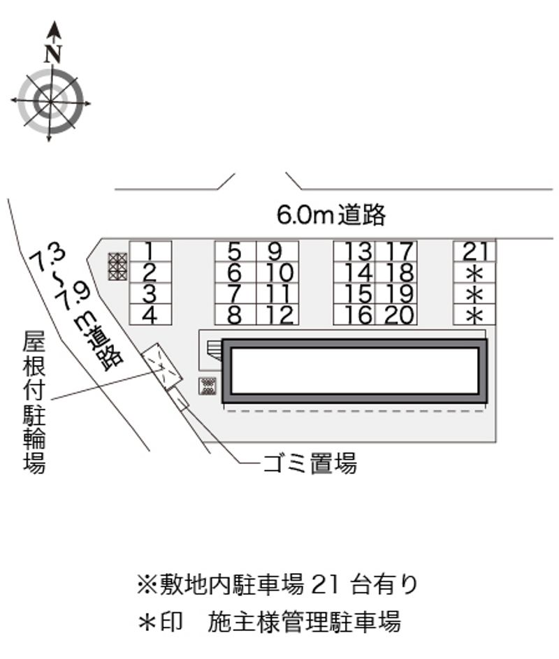 レオパレスサンフラウア 配置図