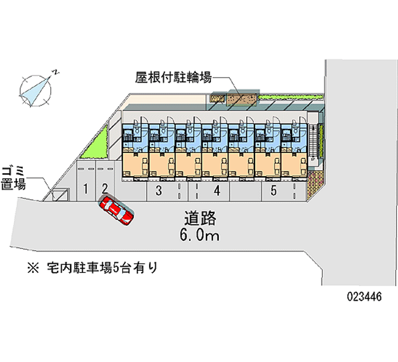 レオパレスあぶらや 月極駐車場