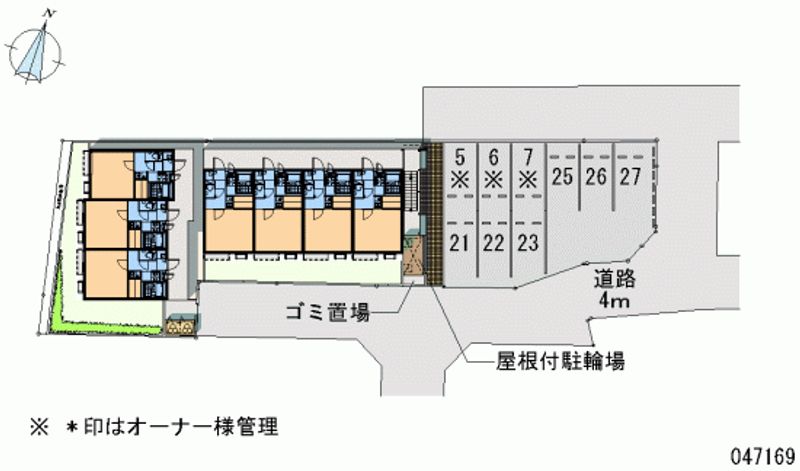 レオパレスＫＳ蔭山 月極駐車場