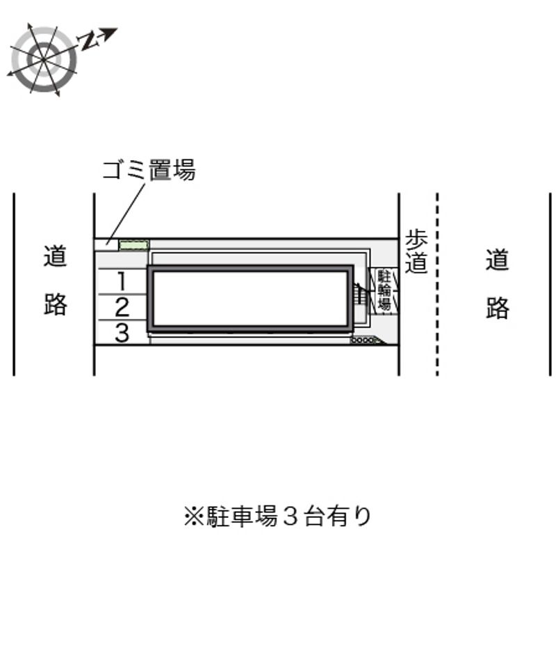 レオパレス桜町 配置図