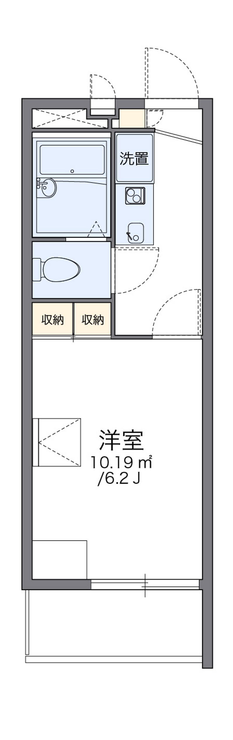 レオパレス明光 間取図