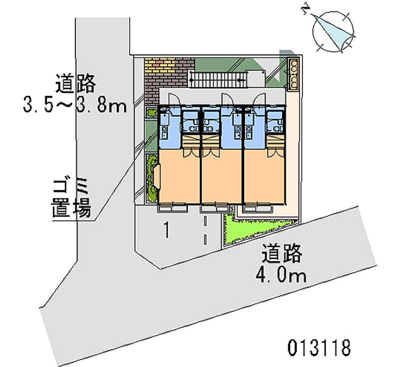 レオパレスグリーンステージ田無 月極駐車場