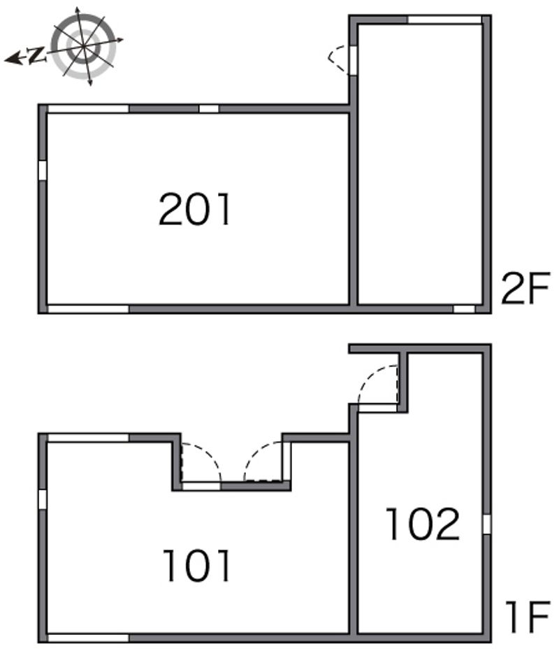 レオネクストアジュール 間取り配置図
