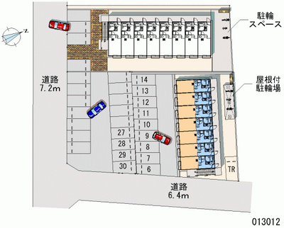 13012 Monthly parking lot