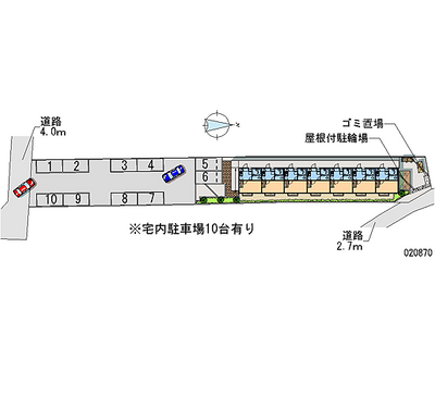 20870 bãi đậu xe hàng tháng