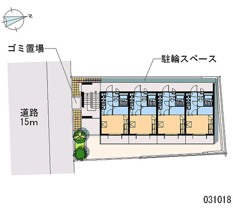 レオパレスメゾン　紗々 区画図