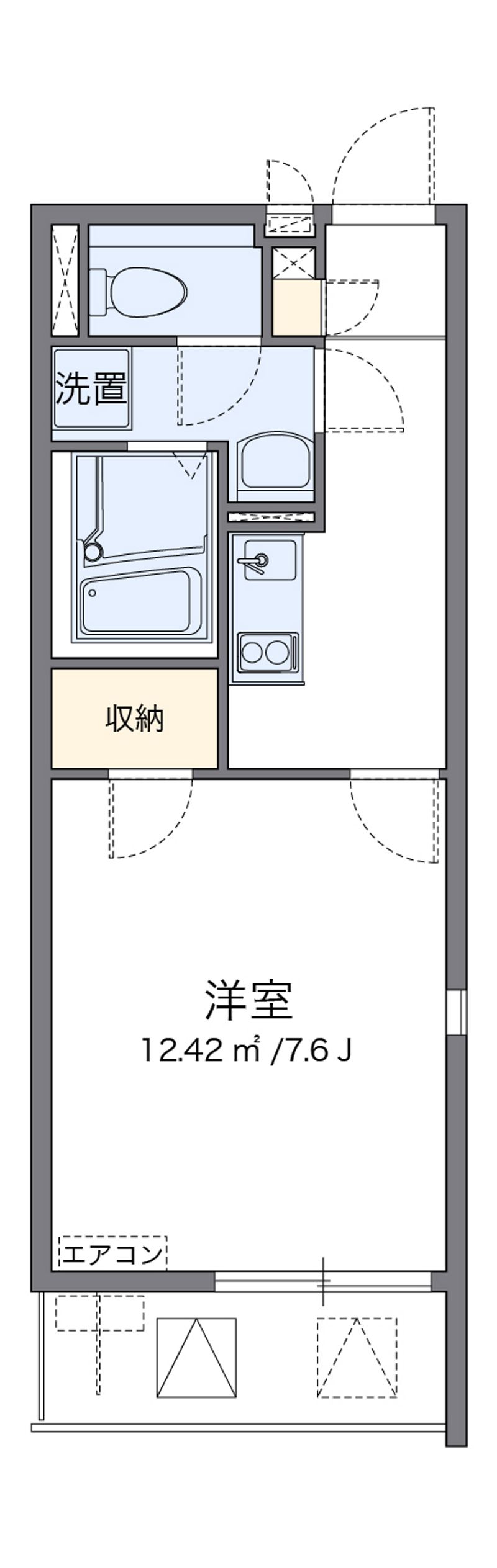 クレイノ初島 間取図