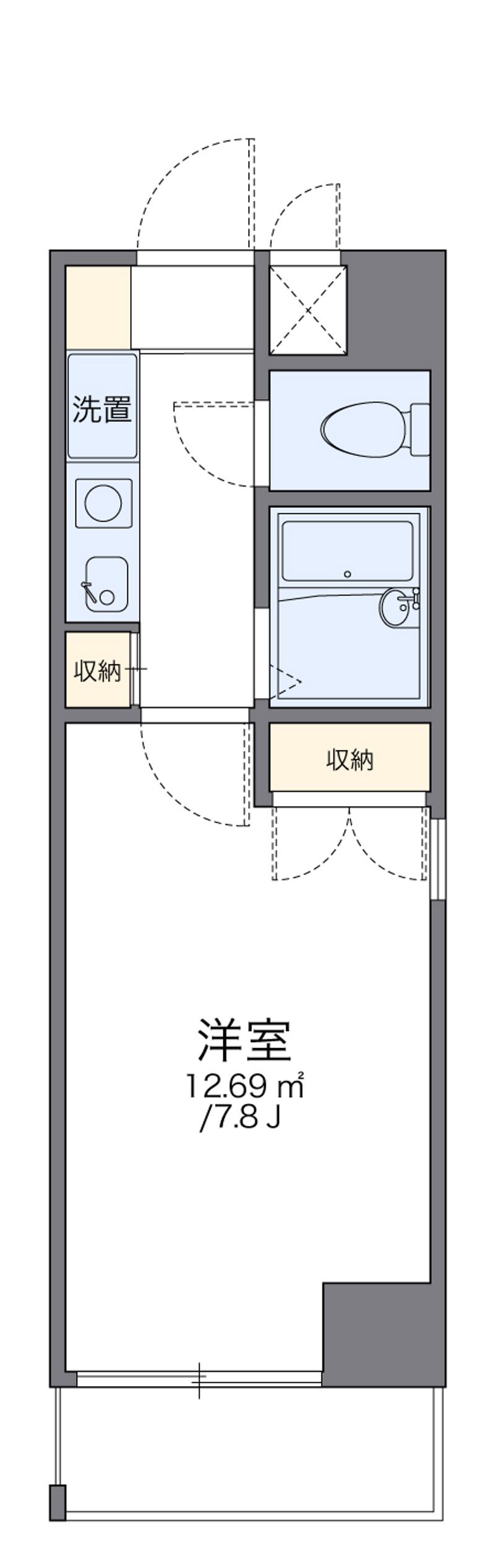 leopalace RX Kurashiki 户型图
