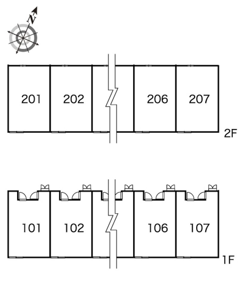 レオパレスオプト 間取り配置図