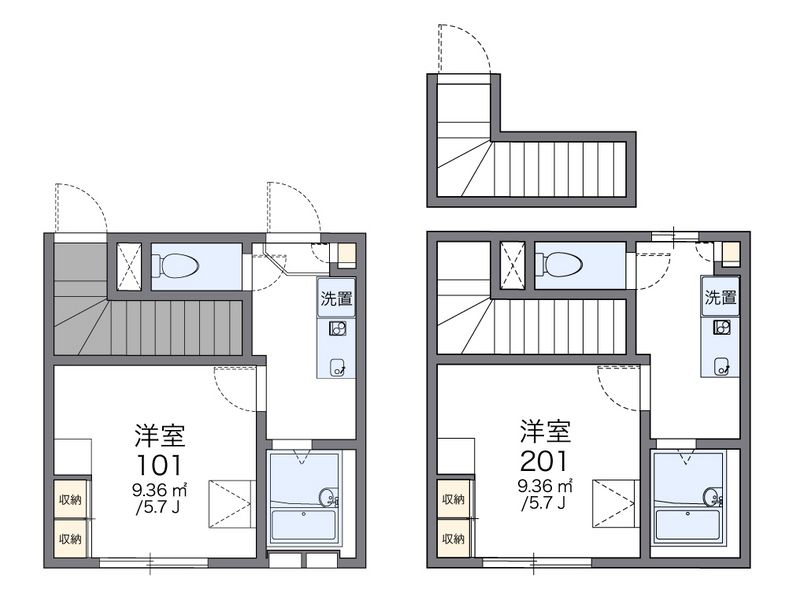 レオパレスウェルスプリング 間取図