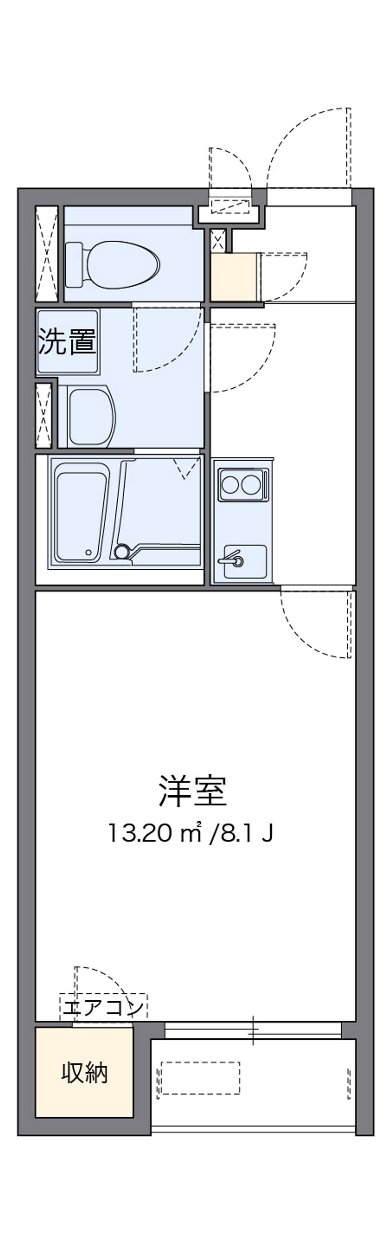 クレイノヴィクトワールⅠ 間取り