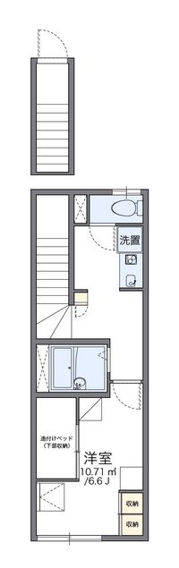 レオパレスルーチェ 間取り図