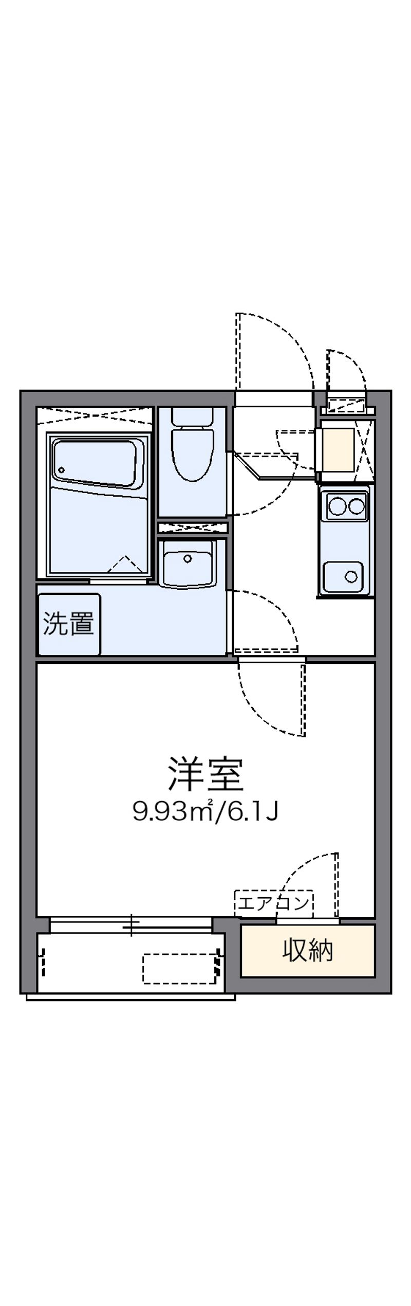 レオネクストフレグランス 間取図