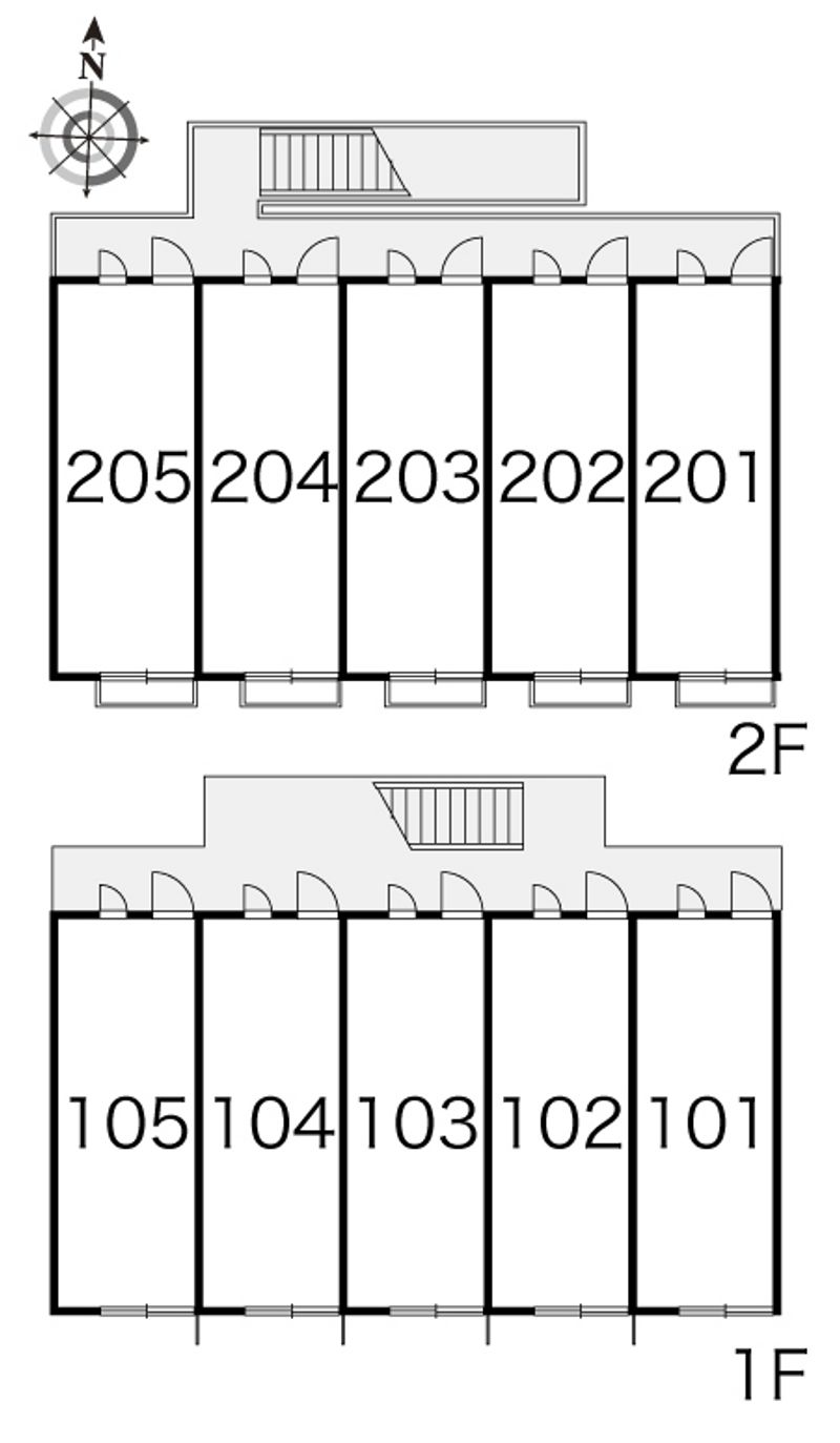 レオパレスコジマ 間取り配置図