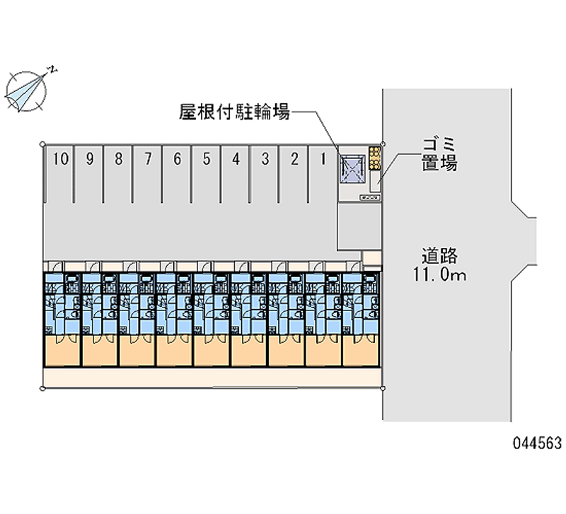 44563月租停车场