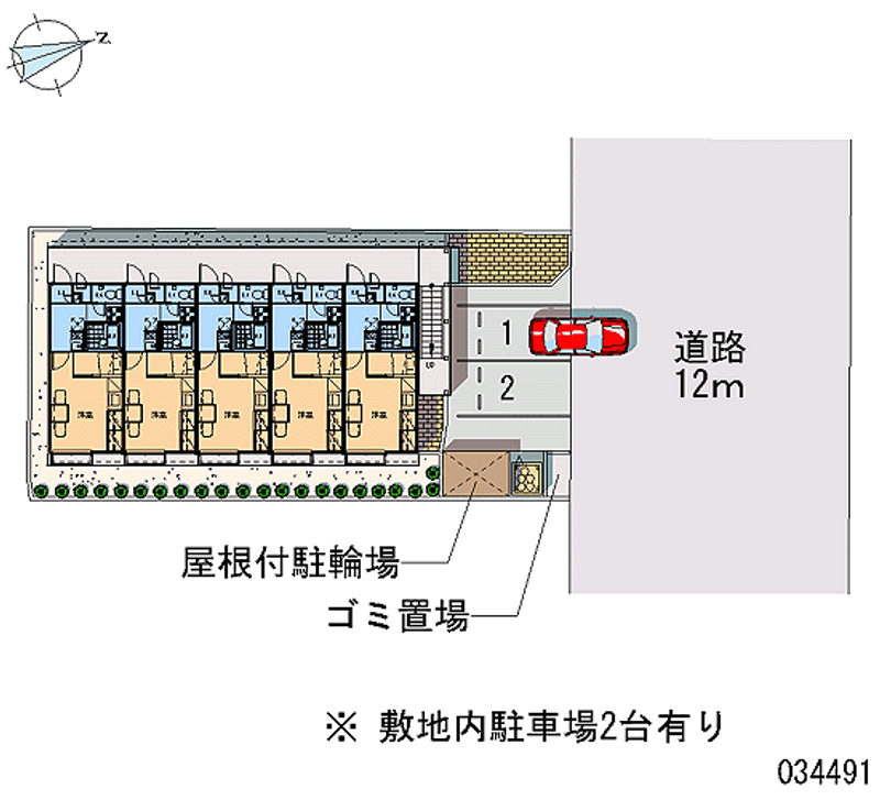 34491 Monthly parking lot