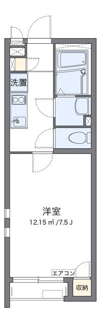 クレイノ桜ルミナス 間取り図